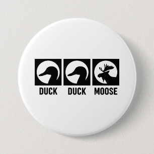 Duck Duck Moose Ronde Button 7,6 Cm