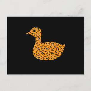 Duck Easy Halloween Outfit Mallard Dipper Lazy Aankondigingskaart