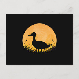 Duck Easy Halloween Outfit Mallard Dipper Moon Aankondigingskaart