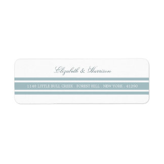Duck Egg Blue Modern Wedding Etiket
