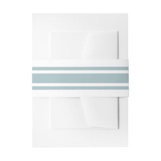 Duck Egg Blue Modern Wedding Uitnodigingen Wikkel