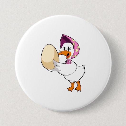 Duck Egg Ronde Button 7,6 Cm (Voorkant)