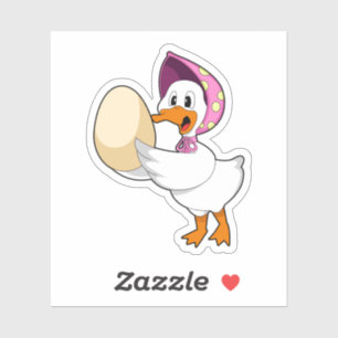 Duck Egg Sticker