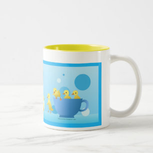 Duck-familie Tweekleurige Koffiemok