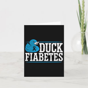 Duck Fiabetes Diabetes Awareness Month Insulin Pan Kaart