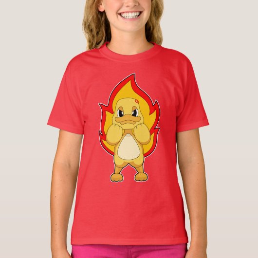 Duck Flame T-shirt (Voorkant)