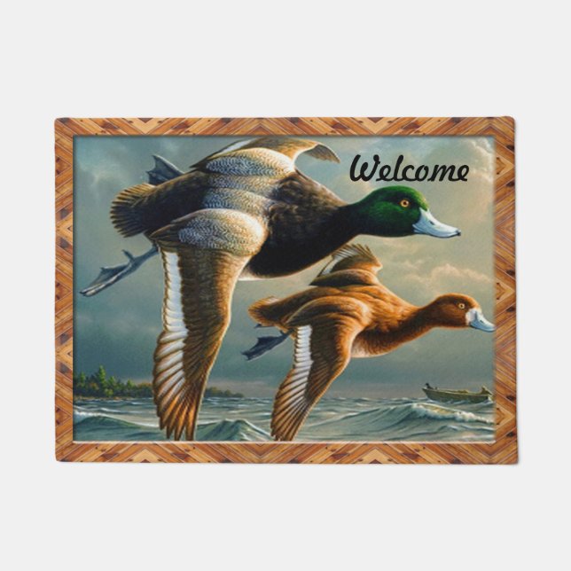 Duck Flying Doormat Deurmat (Voorkant)