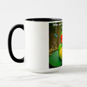 Duck Frog Swamp Custom Coffee Mugs (Gauche)