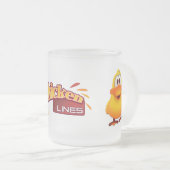 Duck Frosted Glass Mok (Voorkant rechts)