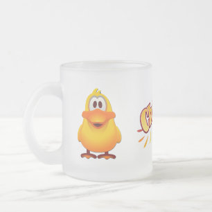 Duck Frosted Glass Mok