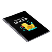 Duck - geef de makreel vrij notitieboek (Rechterzijde)