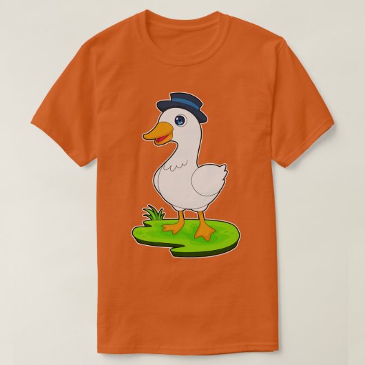 Duck Gentleman Pet T-shirt (Design voorkant)