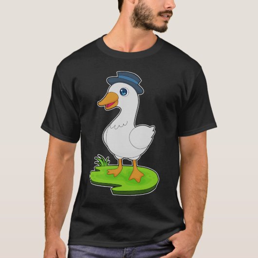 Duck Gentleman Pet T-shirt (Voorkant)