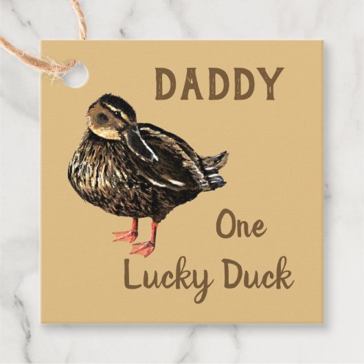 Duck Gift Label (Voorkant)