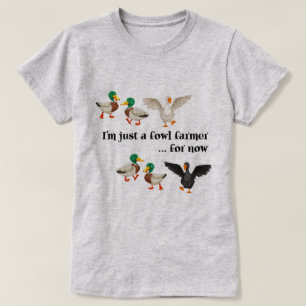 Duck Goose   Gekke Fowl Farmer Duck Duck Goose T-shirt