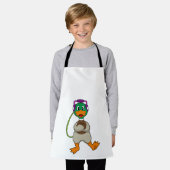 Duck Headphone Music Schort (Gedragen)