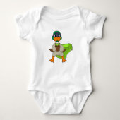 Duck Hero Cape Romper (Voorkant)