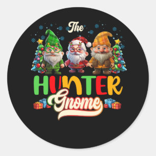 Duck Herten Hunter Gnome Jacht Familie Matching Ch Ronde Sticker