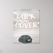 Duck & Hoesje Canvas Afdruk (Voorkant)