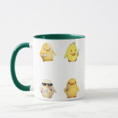 Duck Holding a Knife Mug for Memes Fans Mug Gift (Gauche)