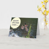 DUCK HUMOUR GROUP CARTE D'ANNIVERSAIRE POUR TOUS (Fleur jaune)