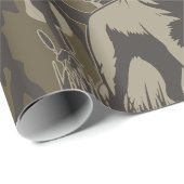 Duck Hunter Dog Forest Waterfowl Bottomland Camo Cadeaupapier (Rol Hoek)