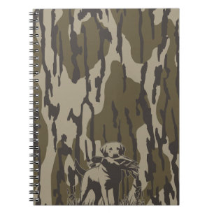 Duck Hunter Dog Forest Waterfowl Bottomland Camo Notitieboek