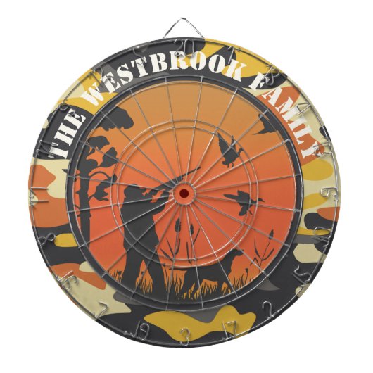 Duck Hunter en Camo Dartbord (Voorkant)