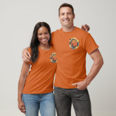 Duck Hunter en Camo Round Design T-Shirt (Unisex)