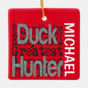 Duck Hunter Extraordinaire CUSTOM Keramisch Ornament