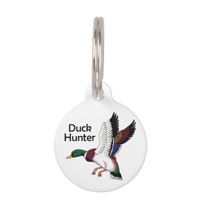 Duck Hunter Huisdierpenning (Voorkant)