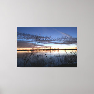 Duck Hunter's Sunrise Canvas Afdruk