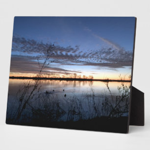 Duck Hunter's Sunrise Canvas Print Fotoplaat