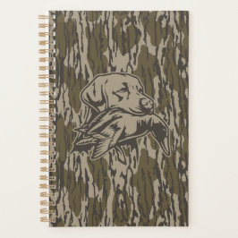 Duck Hunters with Dog Forest Bottom Lands Camo Planner
