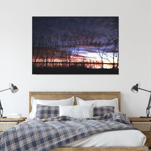Duck Hunters Witness the Sunrise Canvas Afdruk (Insitu (Slaapkamer))