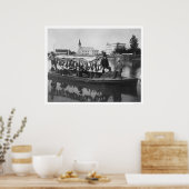 Duck Hunting Alaska Foto 1912 Poster (Keuken)