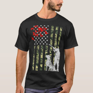 Duck Hunting American Camoue USA badkamer T-shirt