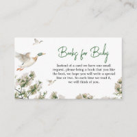 Duck Hunting Baby shower Boeken voor Baby