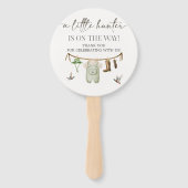 Duck Hunting Baby Shower Handwaaier (Achterkant)