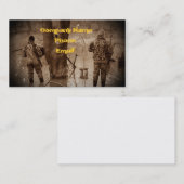 Duck Hunting Bond Visitekaartje (Voorkant / Achterkant)