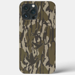 Duck Hunting Camo Ducks Bottomland Camo iPhone 13 Pro Max Hoesje