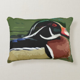 Duck Hunting Decor, Wood Duck Sierkussen Accent Kussen