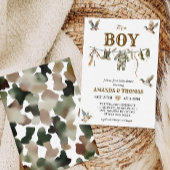 Duck Hunting Het is een Boy Baby shower Kaart