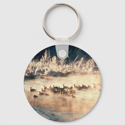 Duck Hunting Logo Sleutelhanger (Voorkant)
