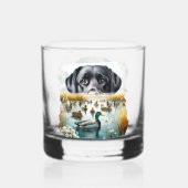 Duck Hunting Loyal Retriever Mallard Marsh Whisky Glas (Voorkant)