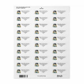 Duck Hunting Retrieve Working Dog Marsh Etiket (Full Sheet)