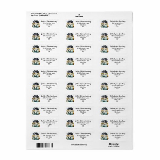 Duck Hunting Retrieve Working Dog Marsh Etiket (Full Sheet)