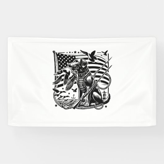 Duck Hunting Spandoek (Horizontaal)