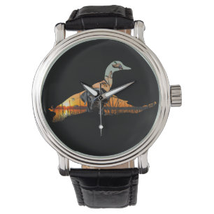 Duck Hunting Watch, Black Labrador Retriever Horloge