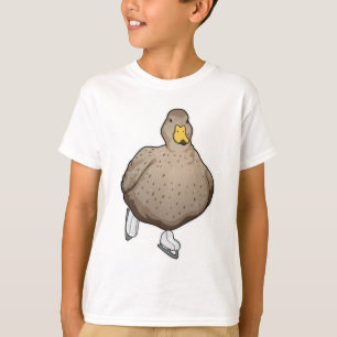 Duck Ice skating Ice schaatsen T-shirt